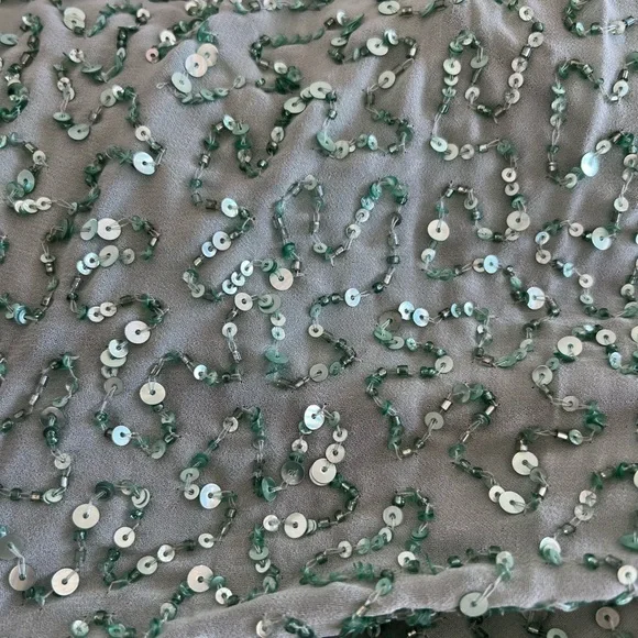 ALICE + OLIVIA CELESTINE EMBROIDERED WRAP DRAPED MINI DRESS - Picture 5 of 15